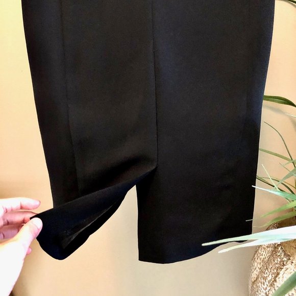 JONES NEWYORK⚡️Mesh Trim Rhinestone Halter Dress_4 - Picture 5 of 9